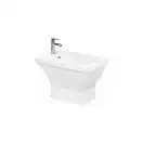 Биде напольное Duravit 2nd Floor 66,5х37 см с 1 отверстием для смесителя (0137100000) фото 1 Aquada.com.ua