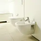 Биде подвесное Duravit Starck 3 47,5х36,5 см (2231150000) фото 3 Aquada.com.ua