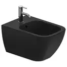 Биде подвесное Duravit Happy D.2, антрацит матовый (2258151300) фото 1 Aquada.com.ua