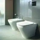 Биде напольное Duravit DuraStyle 57х37 см, цвет белый (2284100000) фото 3 Aquada.com.ua
