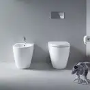 Биде напольное Duravit Me by Starck 60х37 см (2289100000) фото 3 Aquada.com.ua