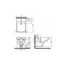 Биде подвесное Kolo Nova Pro M35103000 (M35103000) фото 2 Aquada.com.ua