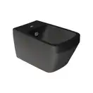 Биде подвесное Simas Baden Baden, чёрный матовый (BB19/F87 NO) фото 1 Aquada.com.ua