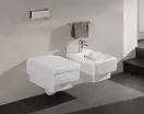 VILLEROY & BOCH MEMENTO биде 37,5*56см, подвесное, для 1 поз.смес., с отв под смес, с переливом, цвет белый альпин (54280001) фото 3 Aquada.com.ua