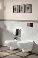 Биде подвесное Villeroy & Boch Hommage (белый star white С+) (7441B0R2) фото 2 Aquada.com.ua