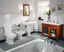 Биде напольное Villeroy & Boch Hommage 57,5х37 см (ярко-белый ceramicplus) (744200R2) фото 4 Aquada.com.ua
