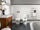 Биде напольное Villeroy & Boch Hommage 57,5х37 см (ярко-белый ceramicplus) (744200R2) фото 5 Aquada.com.ua