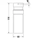 Дозатор для жидкого мыла Duravit Starck T, чёрный матовый/матовое стекло (0099354600) фото 3 Aquada.com.ua