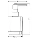 Дозатор рідкого мила Grohe Selection Cube (40805000)