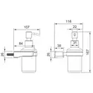 Дозатор для жидкого мыла Imprese Grafiky, black nickel (ZMK041807310) фото 3 Aquada.com.ua