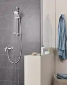 Душовий гарнітур зі штангою, 4 режими струменю Grohe New Tempesta Rustic (26086001)