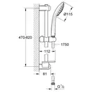 GROHE Душовий гарнітур, 3 режими струменю Euphoria 110 Massage  (27231001) фото 5 Aquada.com.ua