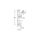 Душевой гарнитур Grohe New Tempesta Cosmopolitan 100 (27929001) фото 4 Aquada.com.ua