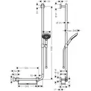 Hansgrohe Raindance Select S 120 Душевой набор, хром (26326000)