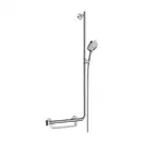 Душевой гарнитур Hansgrohe Raindance Select S 120 3jet EcoSmart 9 л/мин со штангой 110 см (цвет - хром) (26327000) фото 1 Aquada.com.ua