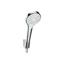Ручной душ с держателем и шлангом 1,25 м Hansgrohe Croma Select S (цвет - хром/белый) (26421400) фото 1 Aquada.com.ua