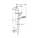 Душовий набір Hansgrohe Crometta Vario 90, білий / хром (26536400)