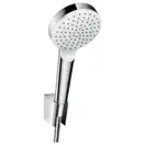 HANSGROHE Душевой набор 1,60 м, белый/хром Crometta 1jet (26567400) фото 1 Aquada.com.ua
