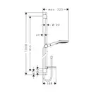 Душовий набір Hansgrohe Raindance Select E 120 3Jet 90 см, White/Chrome (26621400)