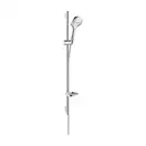 Душевой гарнитур Hansgrohe Raindance Select 120 3jet EcoSmart 9 л/мин со штангой 90 см и мыльницей (цвет - хром) (26623000) фото 1 Aquada.com.ua