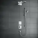 Душовий набір Hansgrohe Raindance Select S 120/90 Unica`S Puro 90, White/Chrome (26631400)