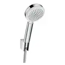 Душовий набір Hansgrohe Crometta 100 Vario 1Jet 160, білий / хром (26665400)