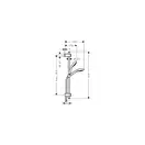 HANSGROHE MySelect E Vario EcoSmart Душевой набор 0,65м (26751400) фото 2 Aquada.com.ua