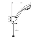 Душевой гарнитур Hansgrohe Crometta 85 27559000 фото 2 Aquada.com.ua