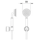 Душевой гарнитур Imprese Hydrant (цвет - brushed nickel) (ZMK031806100) фото 2 Aquada.com.ua