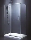 Душевая кабина Devit Comfort 1200 х 800 х 1900 мм (профиль нерж. сталь, стекло серое) (FEN2323G) фото 1 Aquada.com.ua