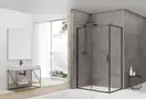 Душевая кабина Devit Art 2.0 1200 х 800 х h1900 мм (профиль - чёрный матовый, стекло - прозрачное) (FEN2340B) фото 2 Aquada.com.ua