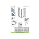 Душевая кабина Radaway Fuenta New PDD 80 R (профиль - хром; стекло - прозрачное) (384002-01-01R) фото 2 Aquada.com.ua