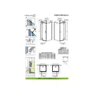 Душевая кабина Radaway Fuenta New KDJ+S door 80 R (профиль - хром; стекло - прозрачное) (384021-01-01R) фото 2 Aquada.com.ua