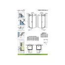 Душевая кабина Radaway Fuenta New KDJ+S door 100 R (профиль - хром; стекло - прозрачное) (384022-01-01R) фото 2 Aquada.com.ua
