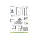Душевая кабина Radaway Fuenta New KDJ door 110 R (профиль - хром; стекло - прозрачное) (384041-01-01R) фото 3 Aquada.com.ua