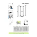 Душевая кабина Radaway Fuenta New KDD B 100 R (профиль - хром; стекло - прозрачное) (384072-01-01R) фото 3 Aquada.com.ua