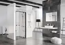 Душевая дверь Ravak Pivot PDOP1 900 х h1900 мм (профиль - чёрный, стекло - прозрачное) (03G70300Z1) фото 2 Aquada.com.ua