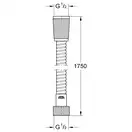 Душовий шланг 1750 Grohe Relexaflex Metal (28139000)