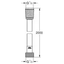 Душовий шланг 2000 Grohe Relexaflex (28155001)