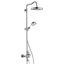 Душевая система с термостатом Axor Montreux Showerpipe (цвет - хром/белый) (16572000) фото 1 Aquada.com.ua