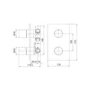 Душевая система скрытого монтажа Bossini Cosmo Tondo (цвет - хром) (M71237) фото 7 Aquada.com.ua