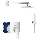 Душевая система скрытого монтажа Grohe Eurocube (цвет - хром) (234090SB) фото 1 Aquada.com.ua