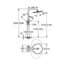 Змішувач для душу окремо стоячий Grohe Essence (23741001)