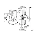 Grohe Комплект для душа Eurosmart з Tempesta Cosmopolitan 200, хром (25183004)