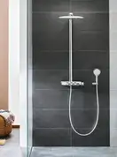 Душова система з термостатом для настінного монтажу Grohe Rainshower System SmartControl 360 (26250LS0)