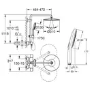 Grohe Rainshower System Душевая система с термостатом, хром (26647000)