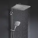 Душевая система с термостатом Grohe Rainshower, хром (26649000)