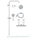 Душова система з термостатом для душа Grohe New Tempesta Cosmop. System (27922000)