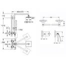 Комплект Grohe душевая система Euphoria 27932000 + набор аксессуаров Essentials 40775001 (2793200040775000)