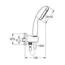 Душевая система скрытого монтажа Grohe Bau Loop (цвет - хром) (2908100L) фото 4 Aquada.com.ua